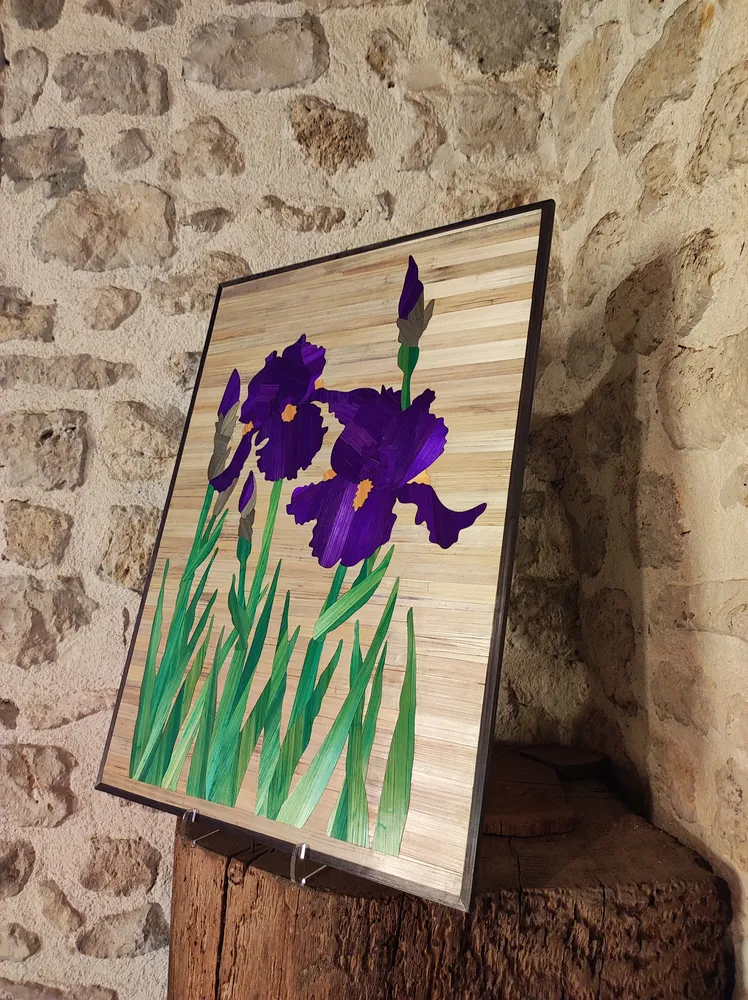 Tableau Fleur Iris 1